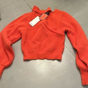 Orange Sweater
